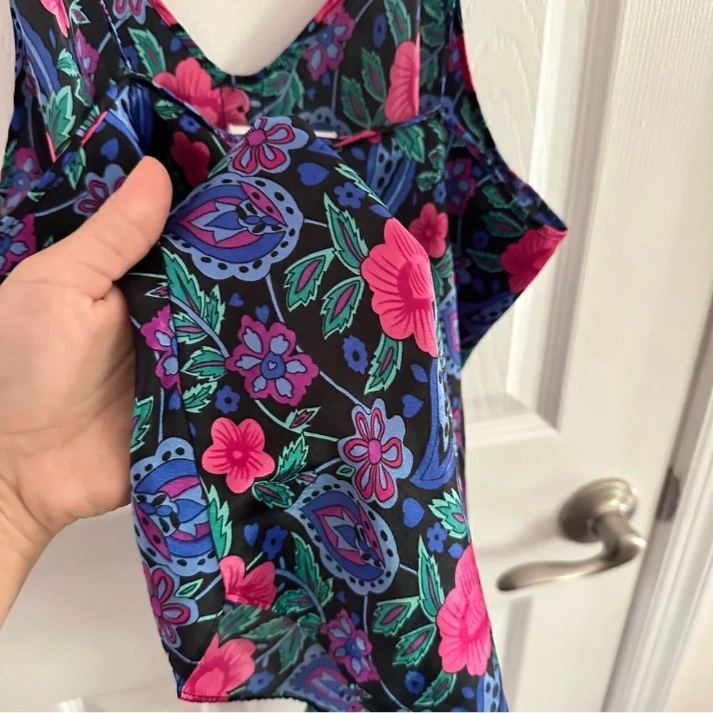 Inner Most Vintage Floral Satin Nighty Slip Dress Size Small - Picture 3 of 6